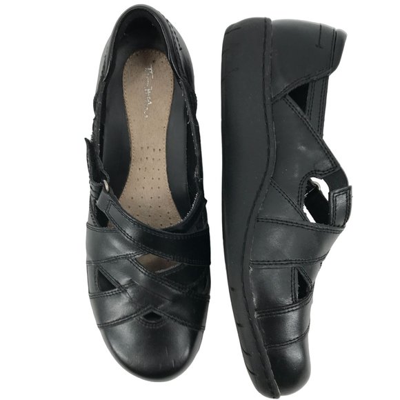 Thom McAn Womens Black Dorthey Adjustable Strap Loafer Size 8W 4895137741287 - Picture 3 of 12